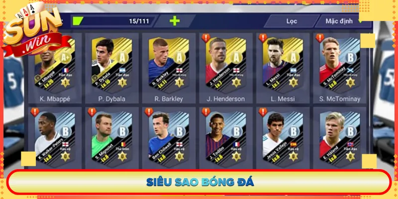siêu sao bóng đá